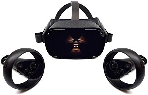 מדבקות סימן זהירות עור עבור Oculus Quest, מגן, עמיד וייחודי כיסוי מדבקות ויניל ייחודי | קל ליישם, להסיר ולשנות